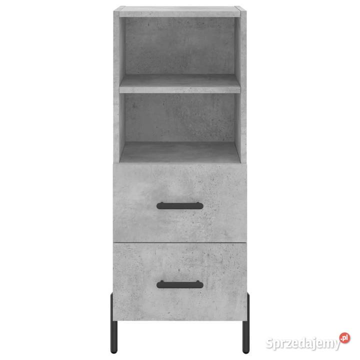 Szafka szarość betonu 345x34x90 materiał Warszawa