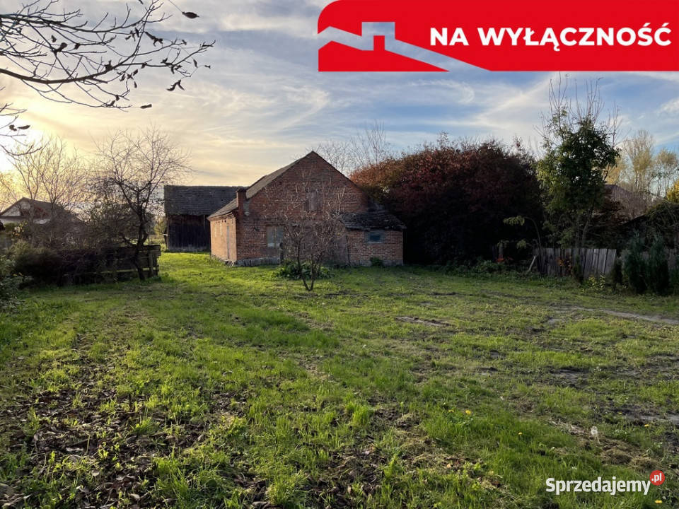 Drewniany dom na działce w Świeciechowie Dużym lubelskie Świeciechów Duży sprzedam