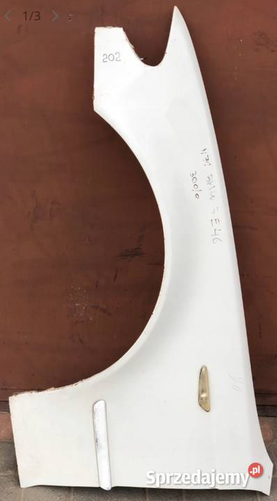 BŁOTNIK PRZÓD BMW 3 E46 LEWY kod lakieru nie Skołoszów