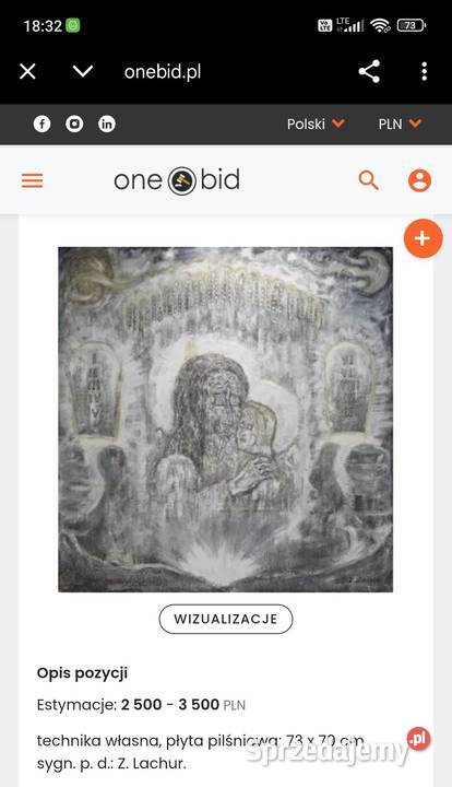 Obraz aukcyjny Zdzisław Lachur Warszawa