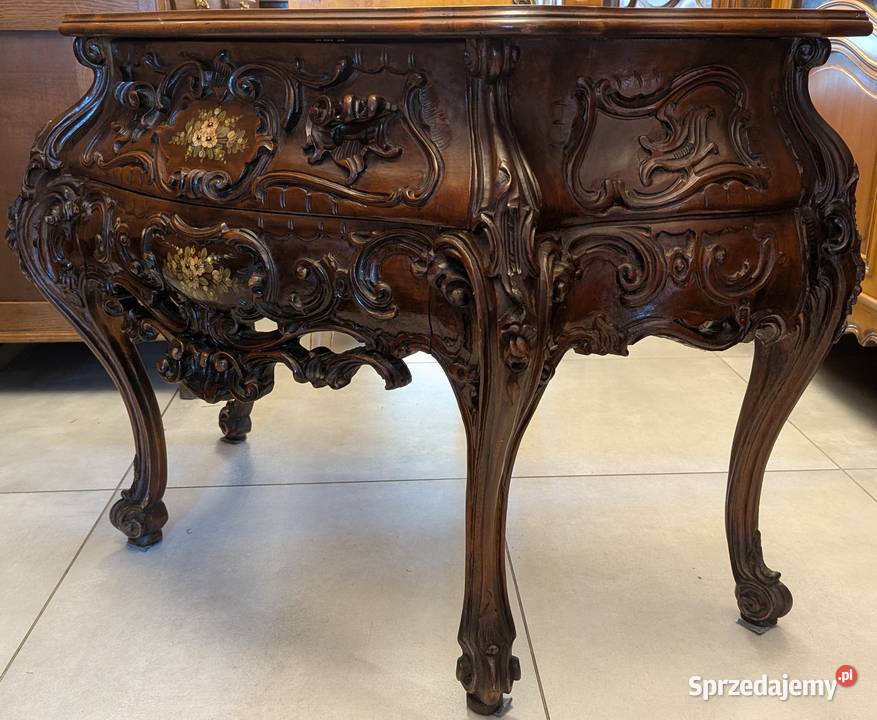 Wspaniała komoda neobarokowa orzech sklep Dąbrowa Górnicza