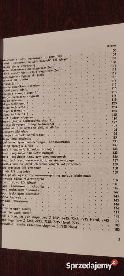 Instrukcja obsługi zetor 5211621172117745 hornal Stalowa Wola