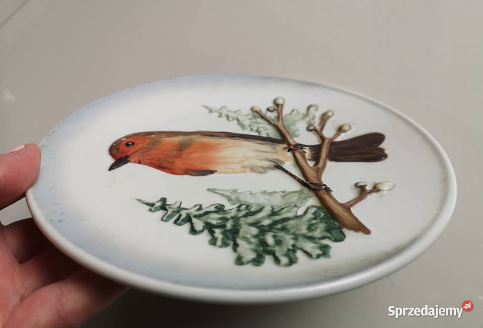 Talerz Goebel naścienny Rudzik porcelanowy Porcelana i szkło Toruń
