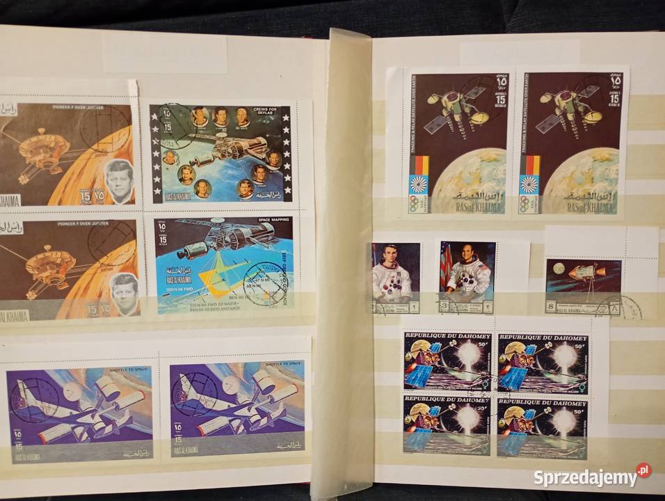 Album klaser ze znaczkami pocztowymi świat temat Filatelistyka Łowicz