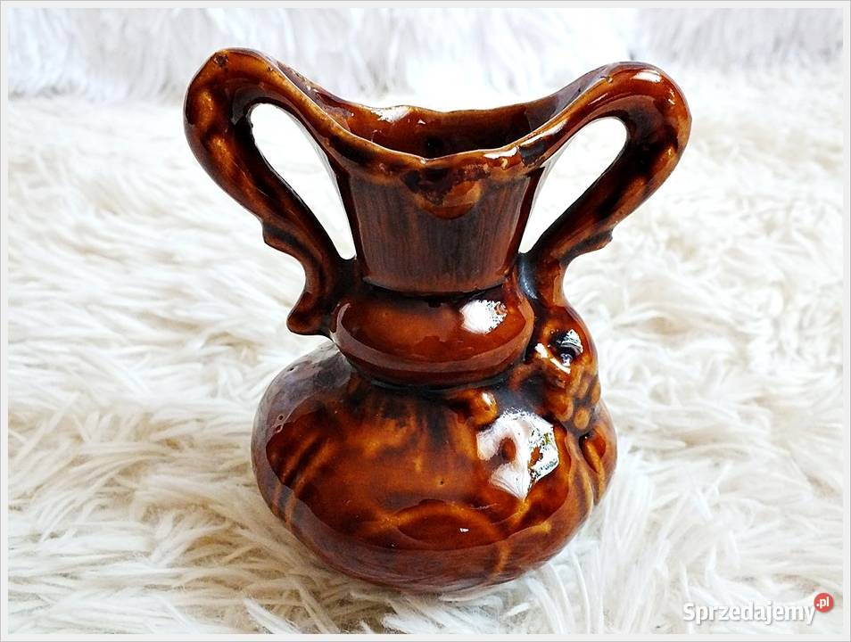 Stary wazonik dzbanuszek ceramiczny z lat 70tych lubuskie Żary