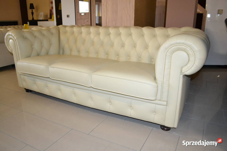 Kanapa pikowana CHESTERFIELD MEBLE PYKA 20 śląskie Gliwice