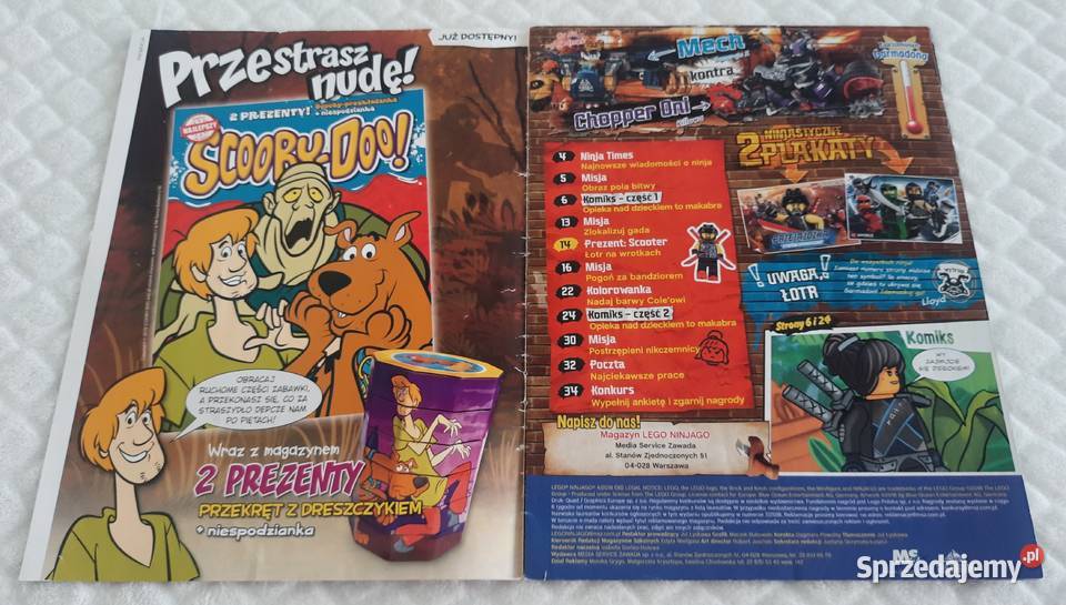 Lego Ninjago 42018 Media Service Książeczki sprzedam