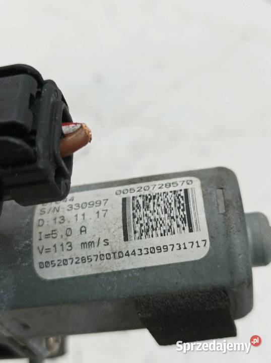 MECHANIZM SZYBY LEWY PRZÓD 00520728570 Fiat Tipo sprzedam