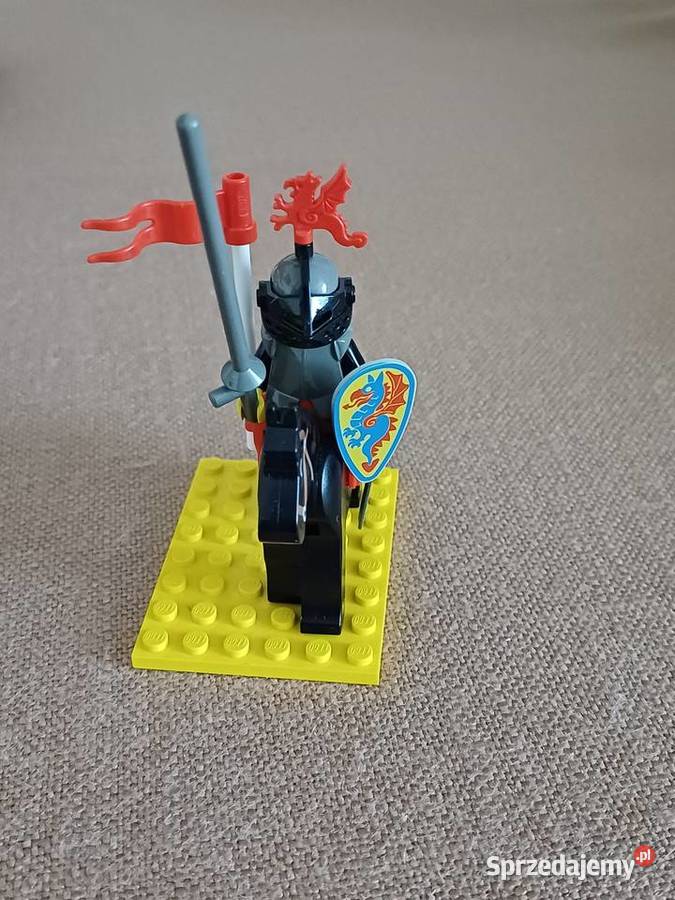 Lego czarny rycerz na koniu Klocki Gdynia