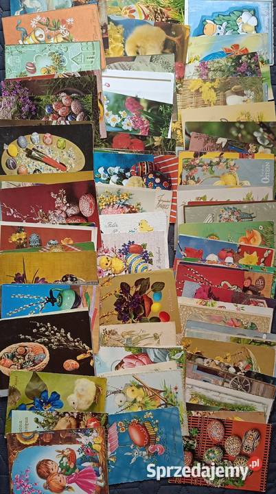 MEGA KOLEKCJA pocztówek Wielkanocnych śląskie