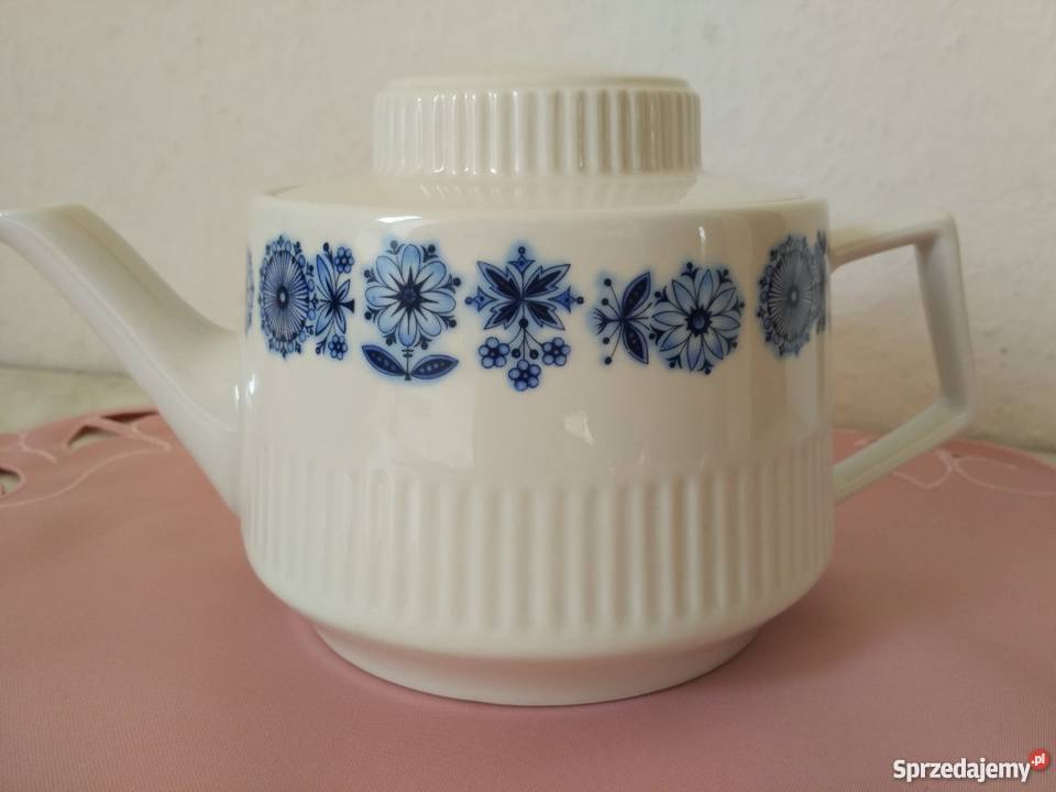 Czajnik markowej porcelany Neuerer małopolskie Ropa
