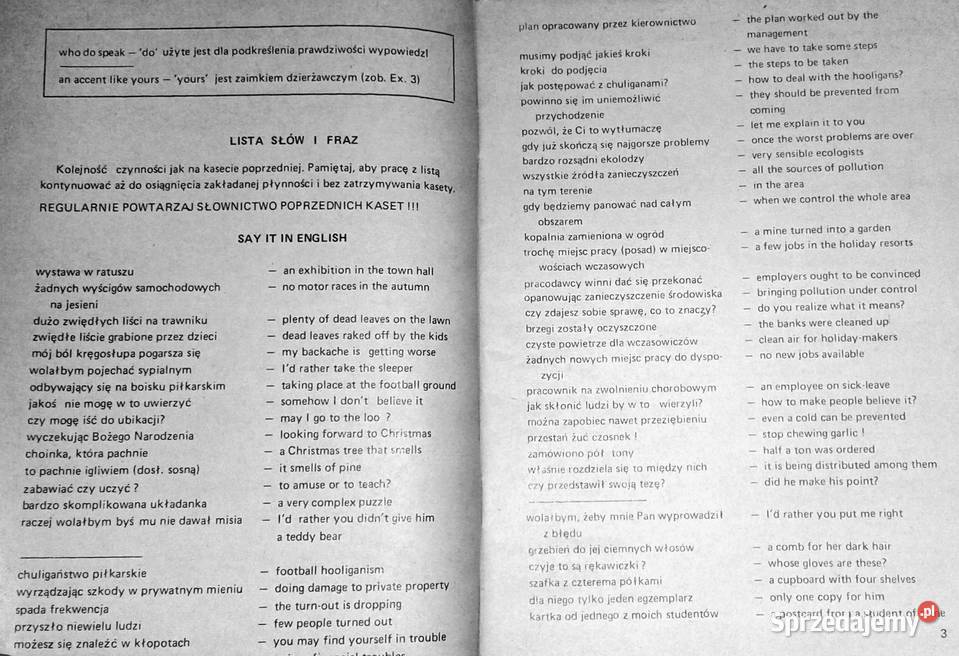 The next steps in English Kurs 56 Henryk