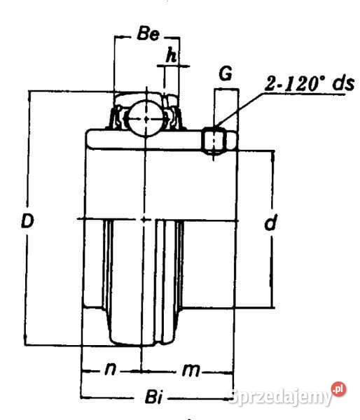 Wkład łożyska 60x120x27 mm UCX12SKF Kamionna