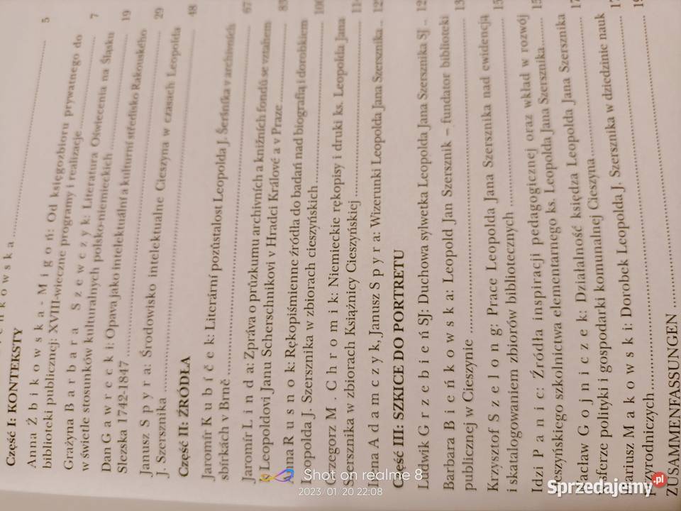 Szersznik znany książki polskie towarzystwo mazowieckie sprzedam