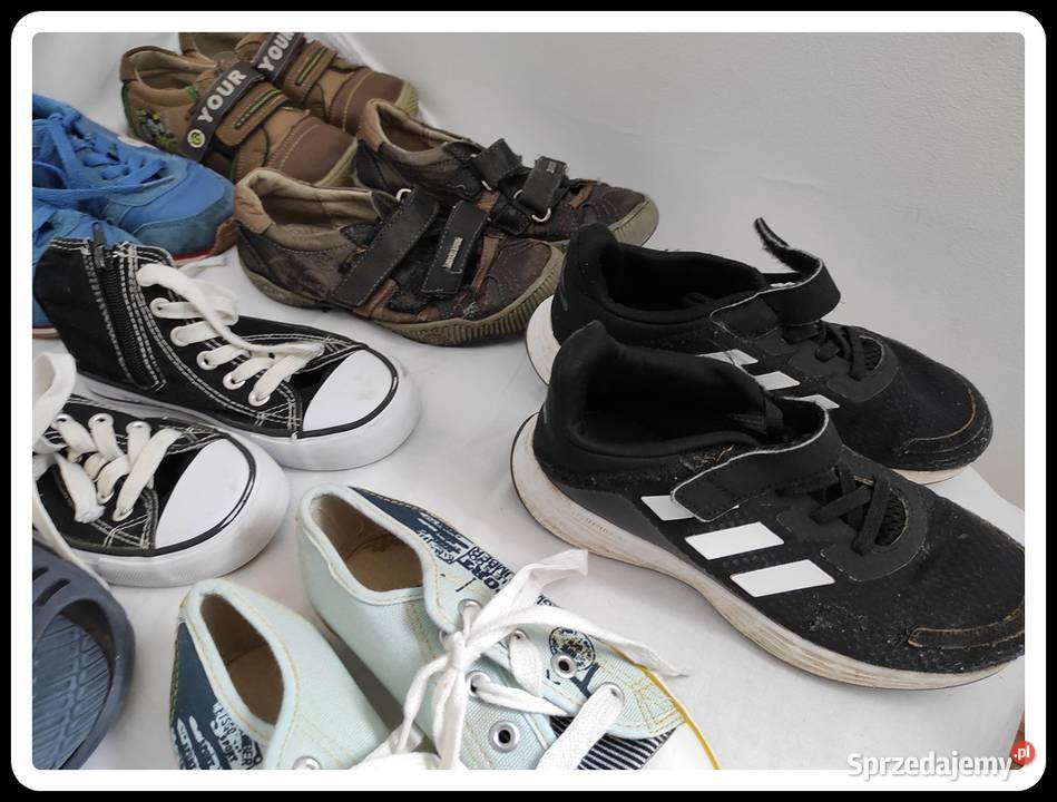 Buty chłopięce 11 par zestaw rozmiar 28293031