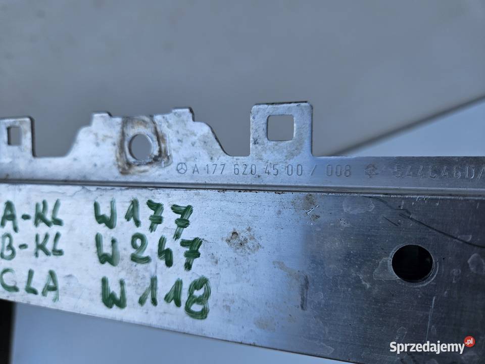MERCEDES W177 BELKA POD CHŁODNICE PRZÓD osobowe Wzmocnienia, belki i wsporniki Międzychód
