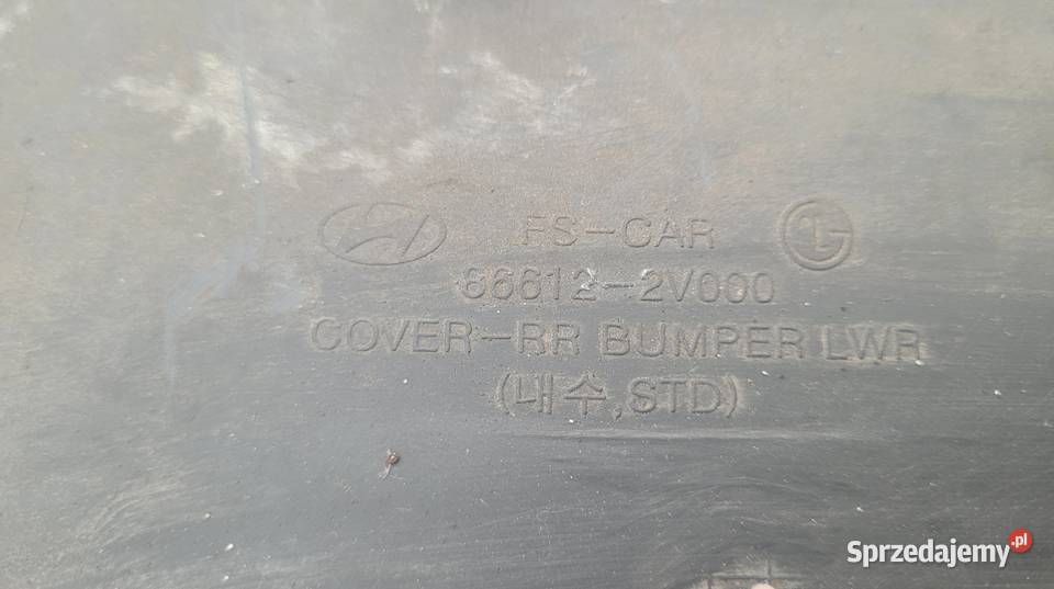 HYUNDAI VELOSTER DYFUZOR DOKŁADKA ZDERZAKA TYL Ruda Śląska sprzedam