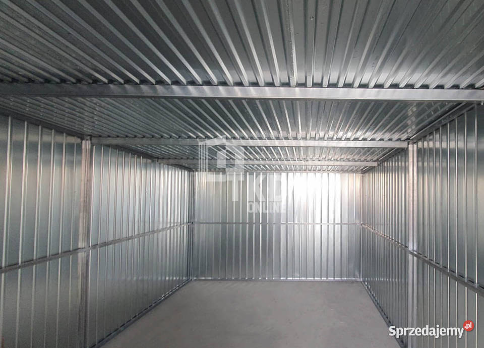 Garaż blaszany 3x5m brama dwuskrzydłowa ocynk Kościerzyna sprzedam