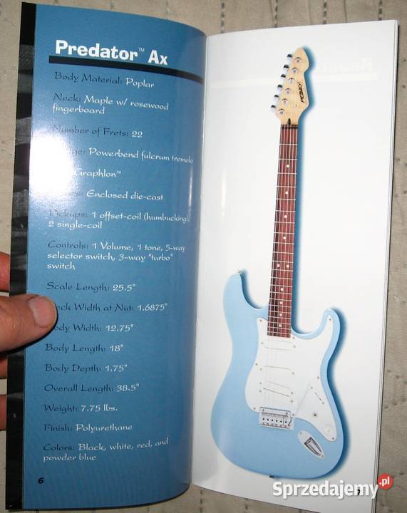 Peavey Guitars katalog gitar Kępice