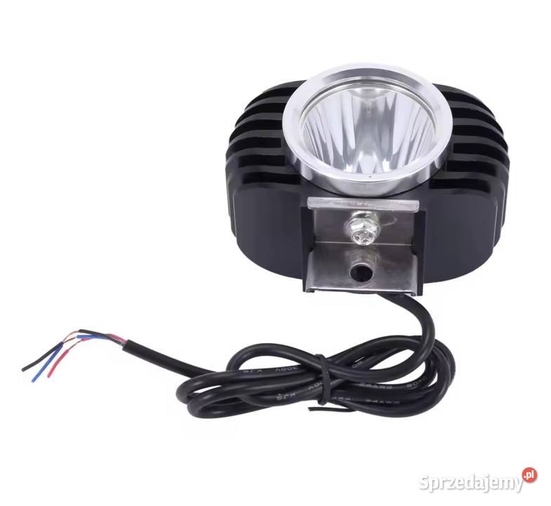 Halogeny motocyklowe LED czarne uniwersalne Bochnia
