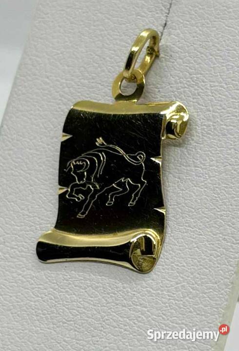 Złota Zawieszka pr 585 094g Biżuteria warmińsko-mazurskie