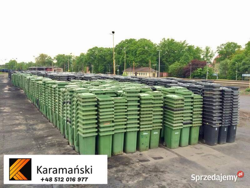 używane pojemniki na odpady 120 L 140 L 240 L zachodniopomorskie Koszalin