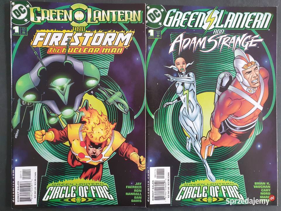 Green Lantern zestaw 13 oryginalnych komiksów DC Amerykańskie