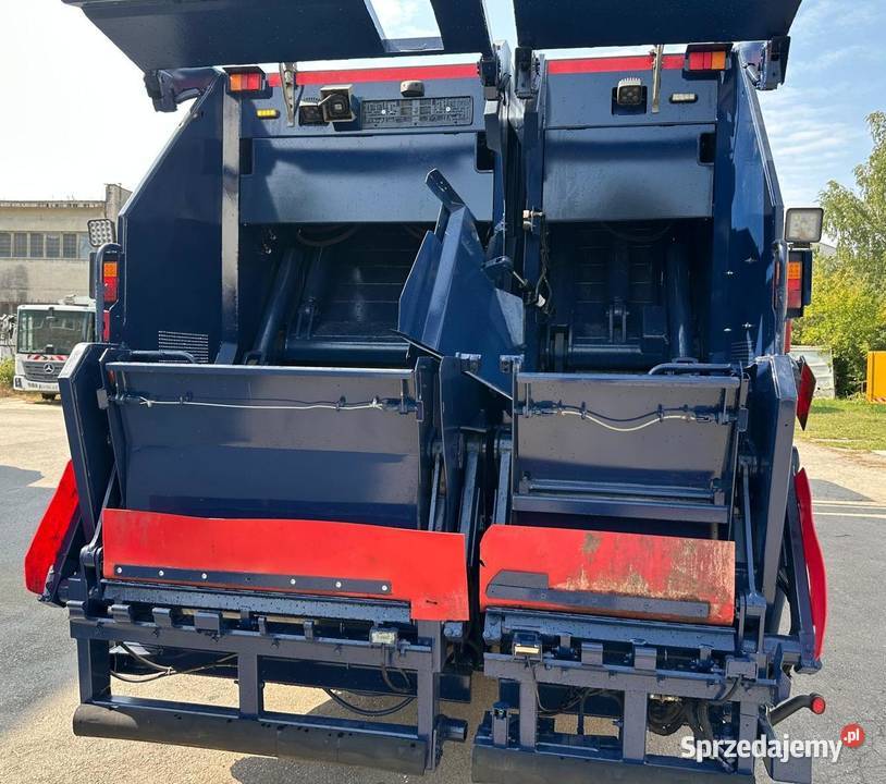 Mercedes Econic 2630 śmieciarka DWUKOMOROWA JOAB Wola Murowana