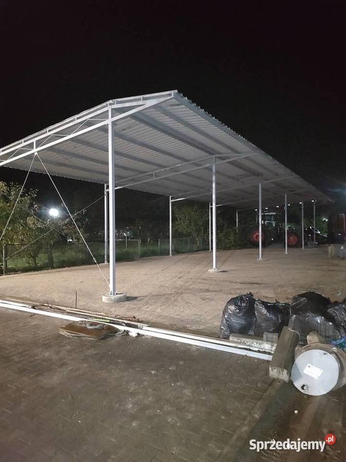 Wiata konstrukcja stalowa bez pozwolenia 6x12 Sępólno Krajeńskie