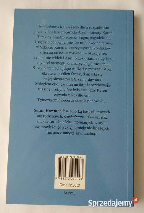 TAJEMNICA APRIL Susan Howatch Rok wydania 1999 Hajnówka