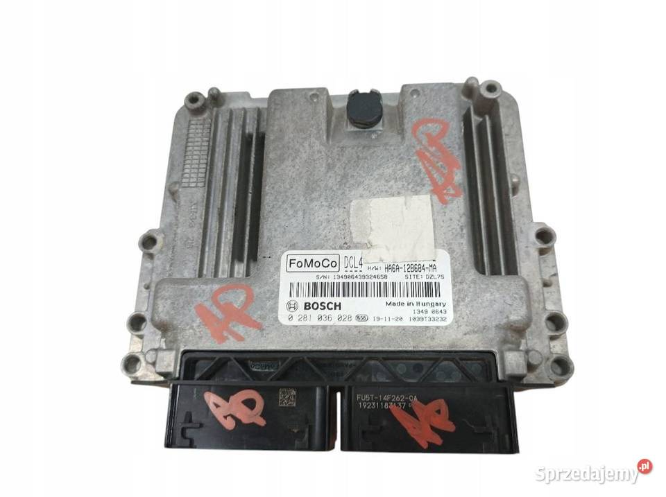 STEROWNIK SILNIKA 0281036028 HA6A12B684MA Ford Rok produkcji 2019