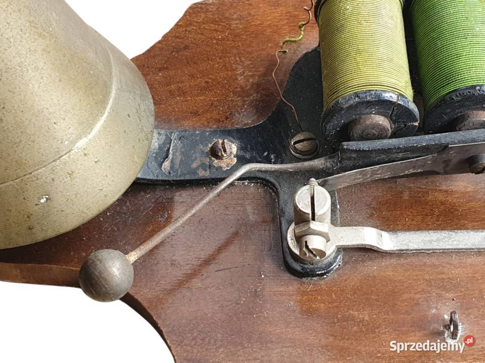 Stary drewniany dzwonek elektryczny do drzwi śląskie Cieszyn sprzedam