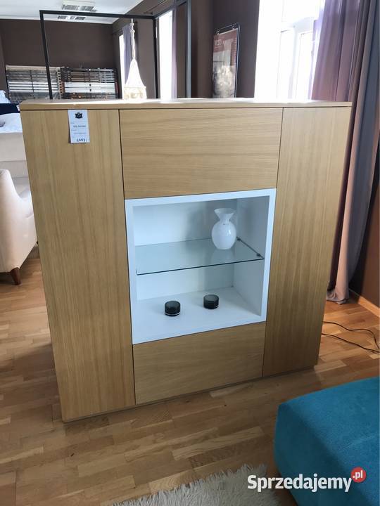 Witryna meblowa kolor dębowy małopolskie Tarnów
