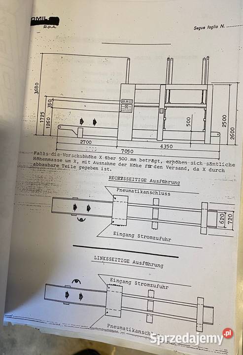 COMIL przelotowa automatyczna prasa montażowa Nowy Targ sprzedam