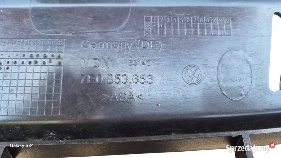 VW TRANSPORTER T5 ATRAPA GRILL 09 15 7E0853653 Atrapy Kiczyce