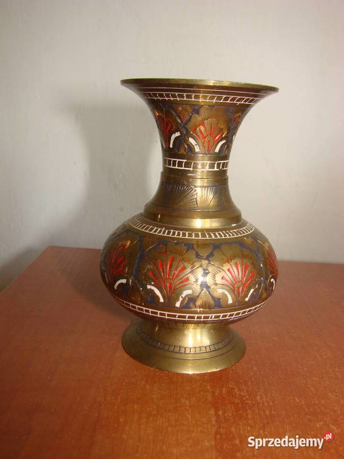 mosiężny indyjski wazonik Pruszcz Gdański sprzedam