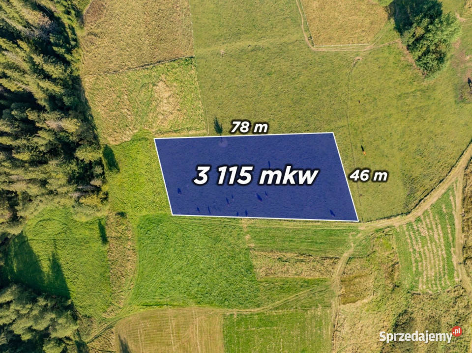 Działka rolna 3115 m Kościelisko