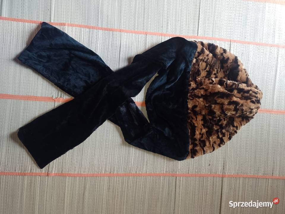 Handmade Futrzany kaptur z szalem z Madrytu Dla kobiet Kraków