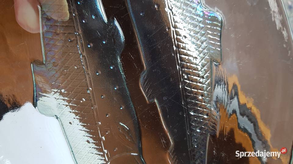 Patera półmisek ryby pstrągi Ząbkowice Dąbrowa Górnicza