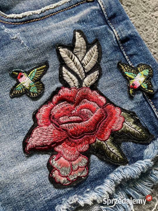 Jeansowe spodenki szorty Water Jeans kolibry podkarpackie Nisko