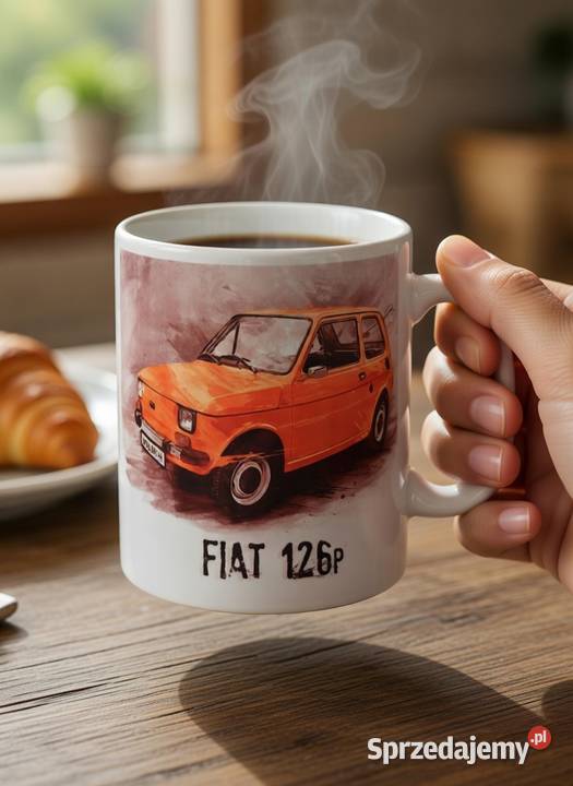 Maluch Fiat 126p FSO PRL retro prezent Warszawa