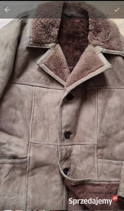 Kożuch męski z naturalnej skóry Moda i Styl Myślibórz