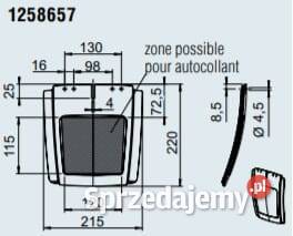 Chlapacz 240 mm czarny 1258657 sprzedam