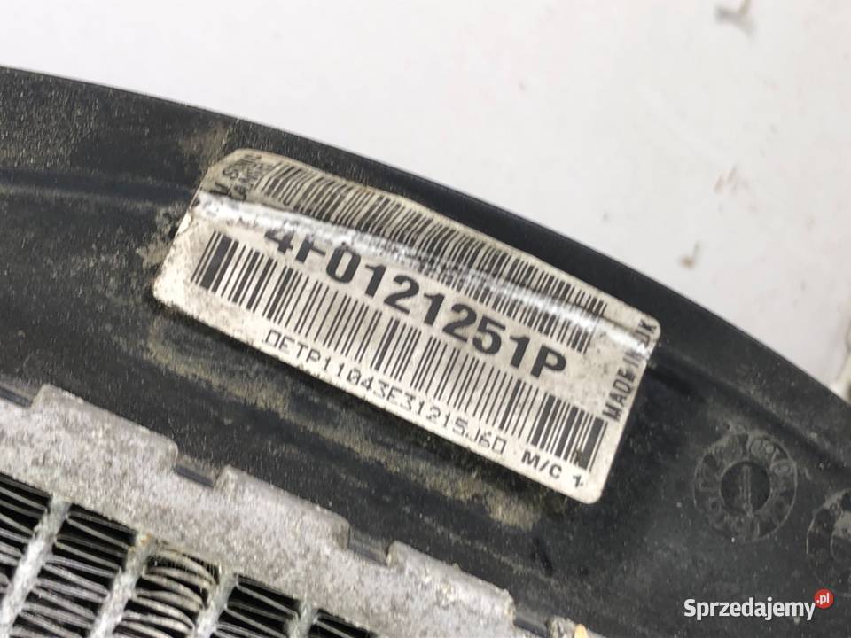 CHŁODNICA WODY AUDI A6 C6 30 225 4F0121251P 0411