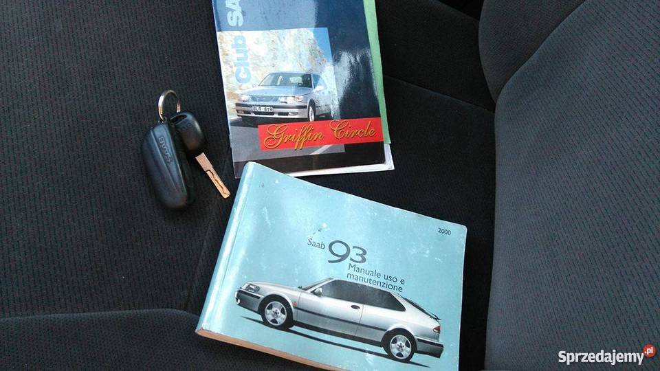Saab 93 uszkodzony sprowadzony 9-3