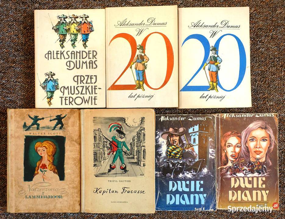 Zestaw literatura płaszcza i szpady Dumas Scott