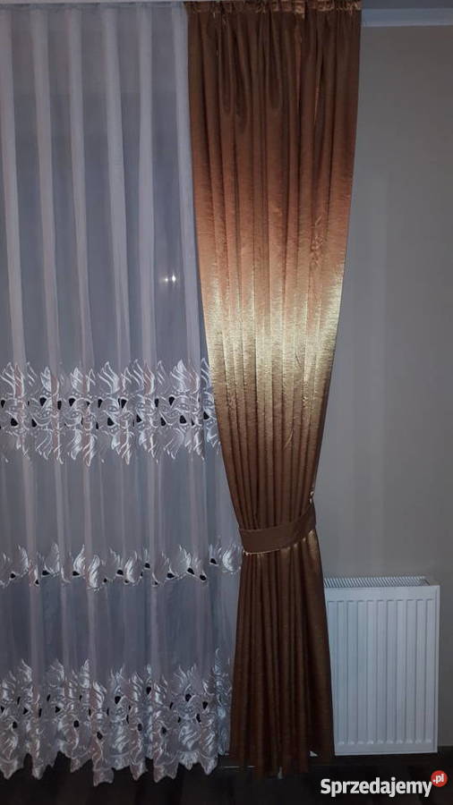 Zasłony złote Shantung inny kolor Pobiednik Wielki