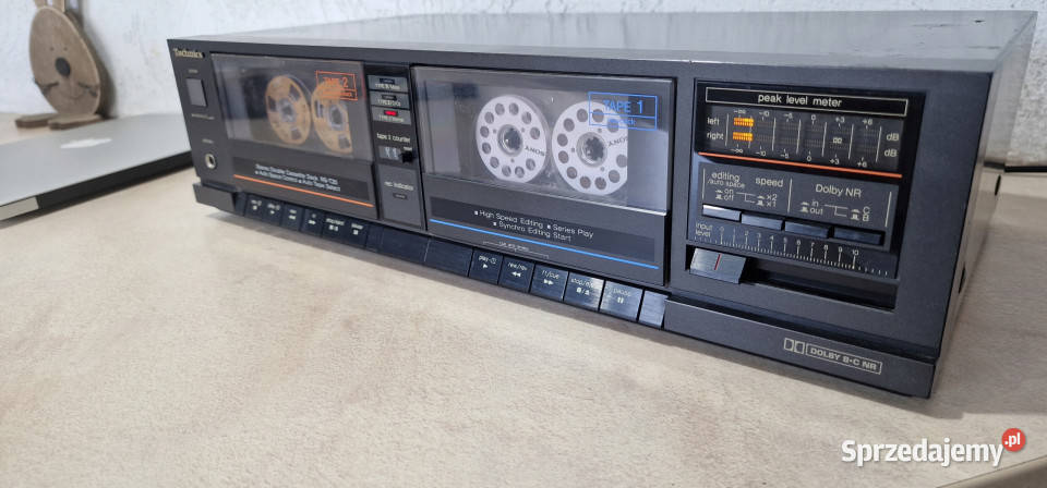 Technics RS T20 dwukasetowy magnetofon deck Międzychód