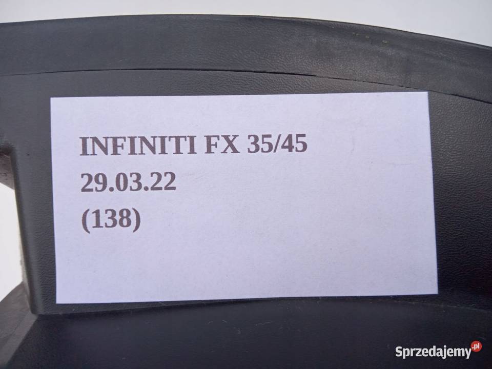OSŁONA ZDERZAKA BŁOTNIKA LEWA INFINITI FX35 FX45 Nowy Tomyśl sprzedam