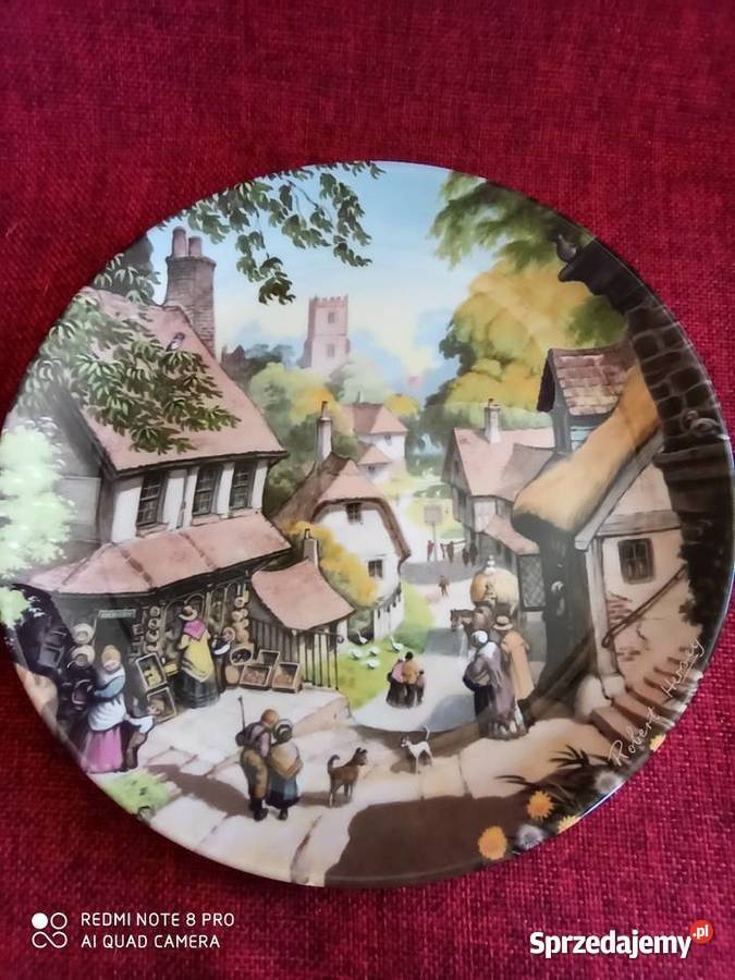 Bajkowy Talerz Coalport Żniwa Robert Hersey Gdańsk